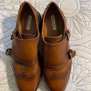 Massimo Dutti monkstrap loafers